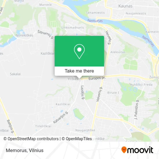 Memorus map