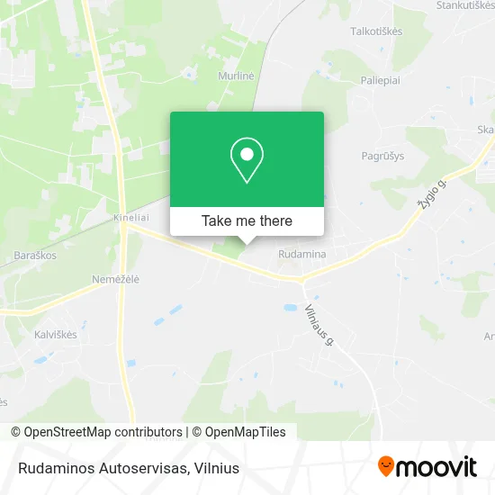 Rudaminos Autoservisas map