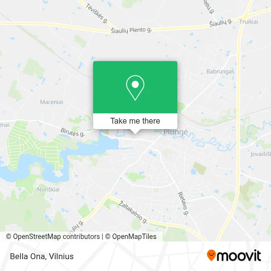 Bella Ona map