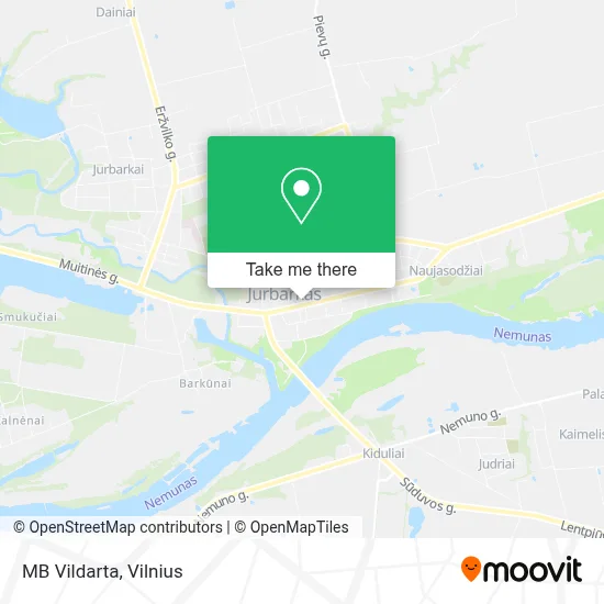 MB Vildarta map