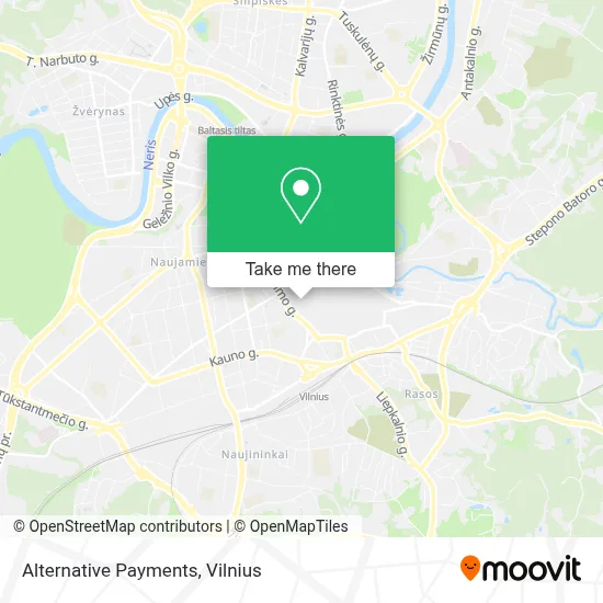 Alternative Payments map