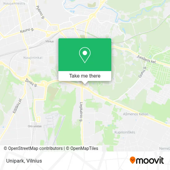 Unipark map