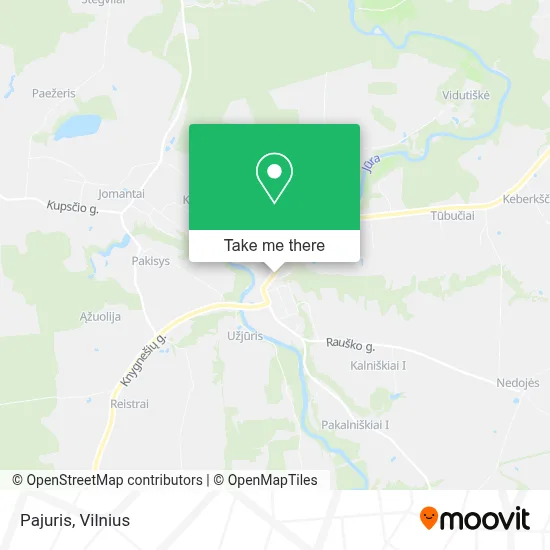 Pajuris map