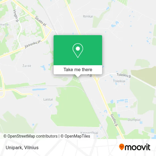 Unipark map