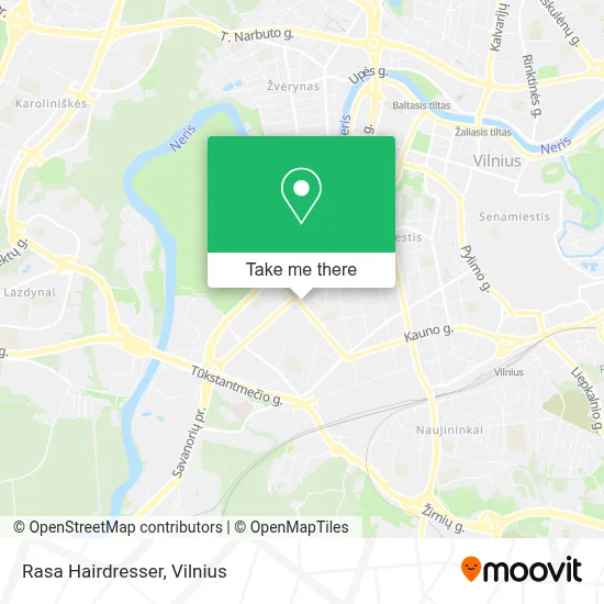 Rasa Hairdresser map