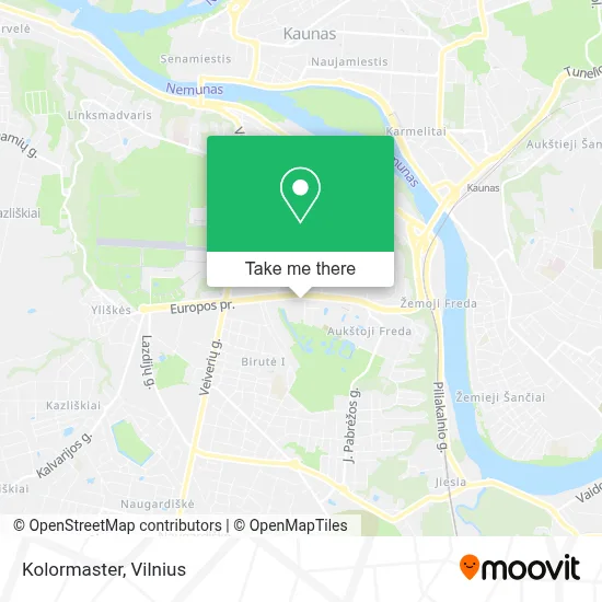 Kolormaster map