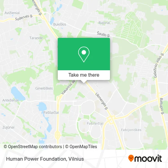 Human Power Foundation map