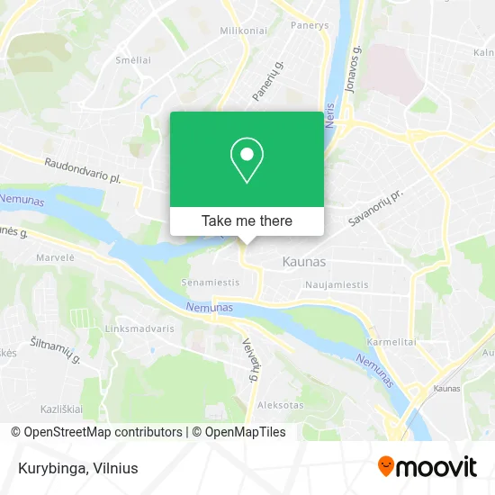 Kurybinga map