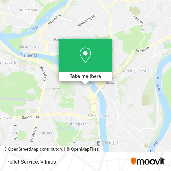 Pellet Service map
