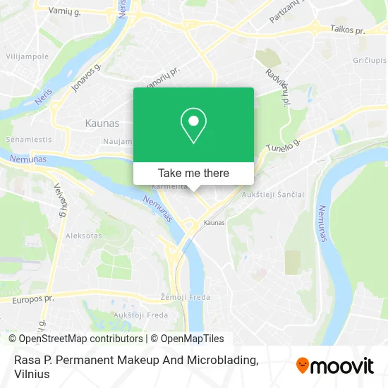 Rasa P. Permanent Makeup And Microblading map
