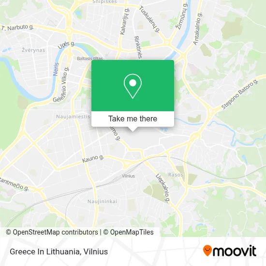 Greece In Lithuania map