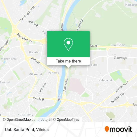 Uab Santa Print map