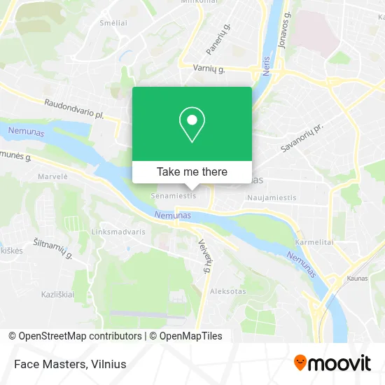 Face Masters map