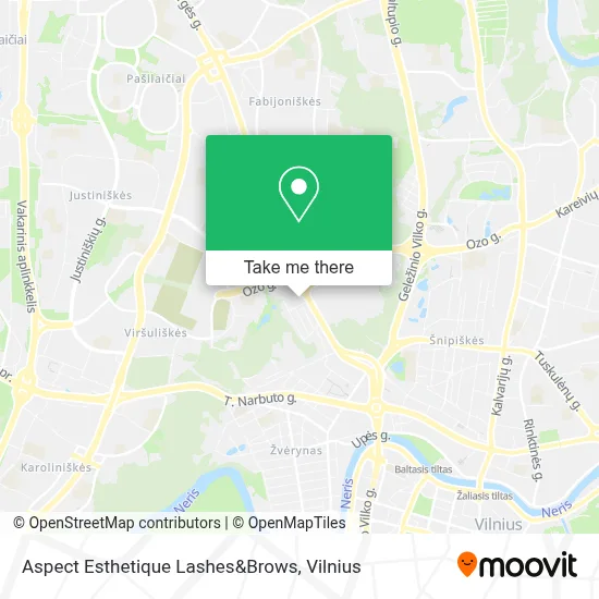 Aspect Esthetique Lashes&Brows map
