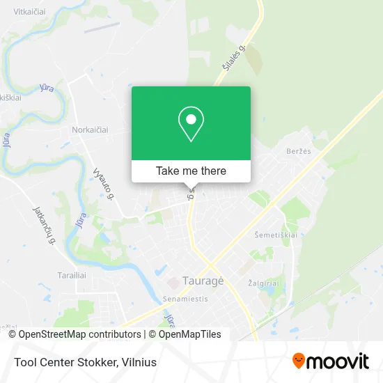 Tool Center Stokker map