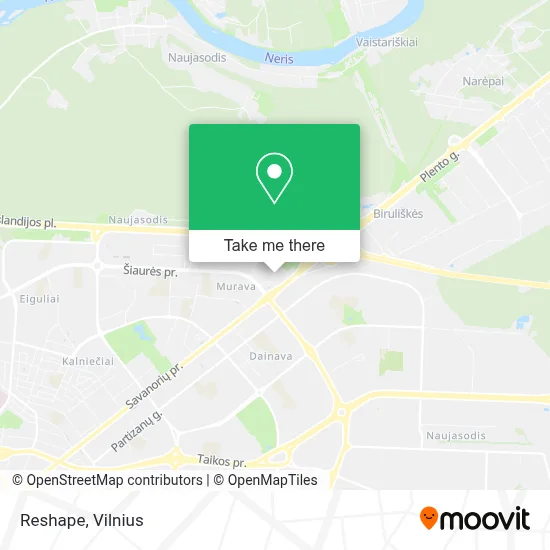 Reshape map