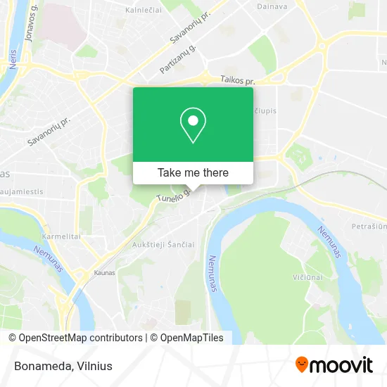 Bonameda map