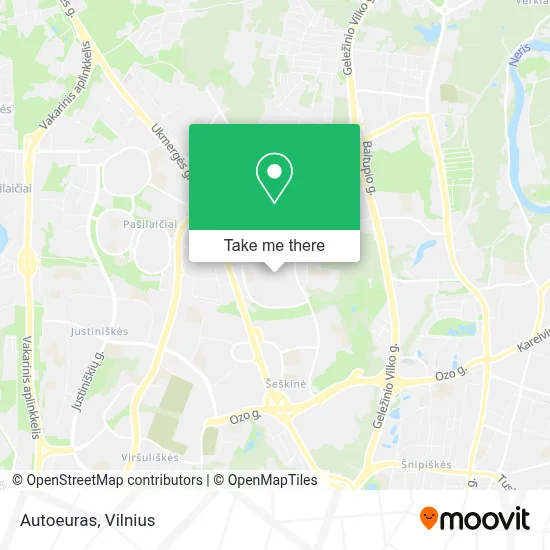 Autoeuras map