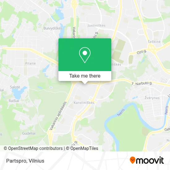 Partspro map