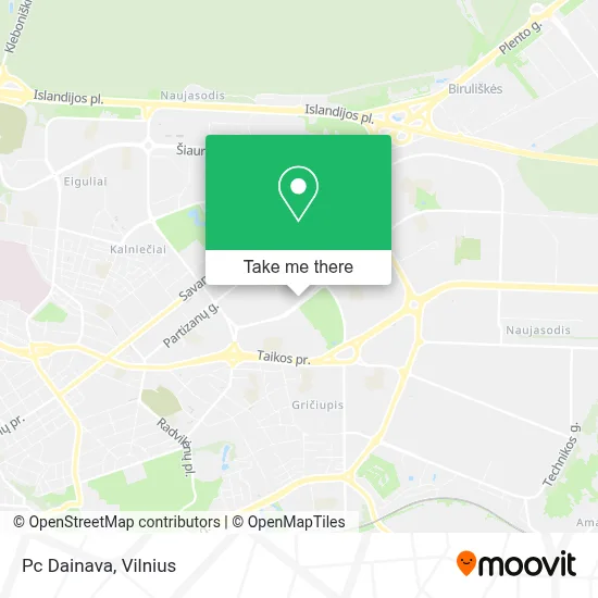 Pc Dainava map
