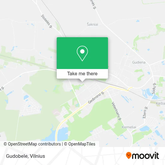 Gudobele map