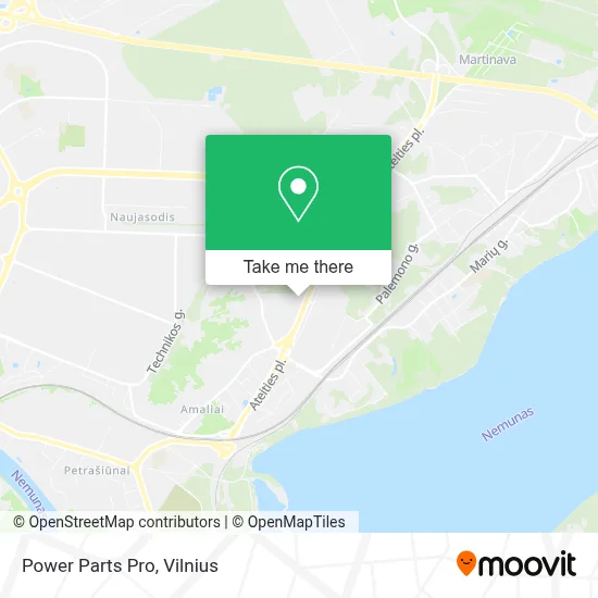 Power Parts Pro map