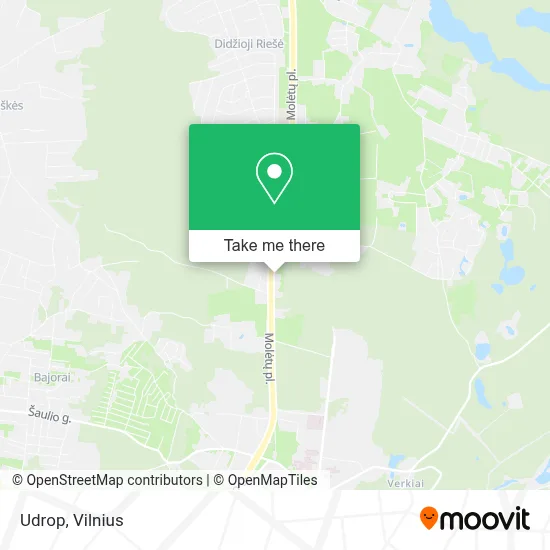 Udrop map
