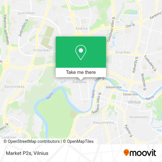 Market P2s map