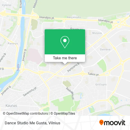 Dance Studio Me Gusta map