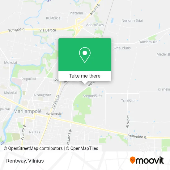 Rentway map