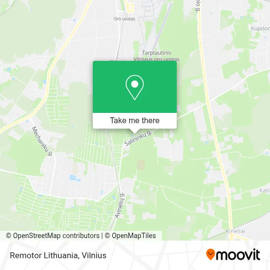 Remotor Lithuania map