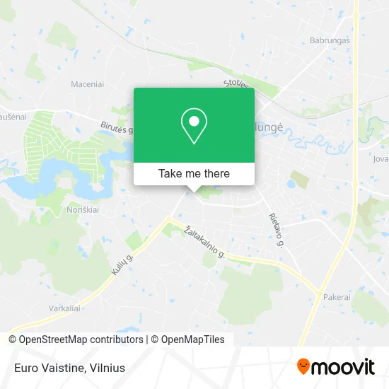 Euro Vaistine map