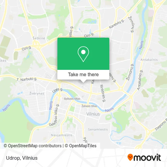 Udrop map