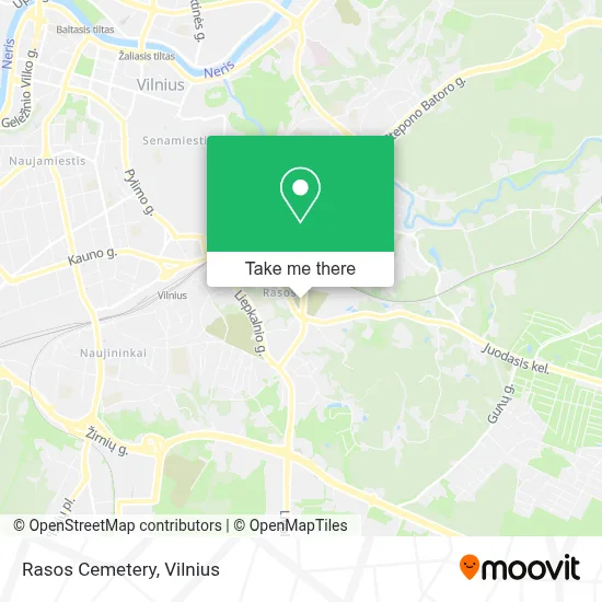 Rasos Cemetery map