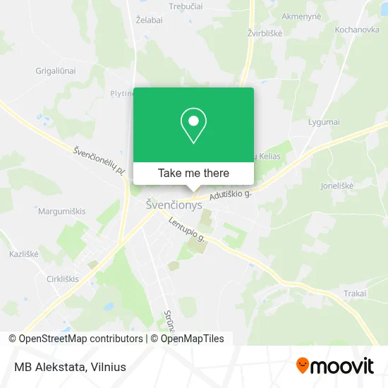 MB Alekstata map