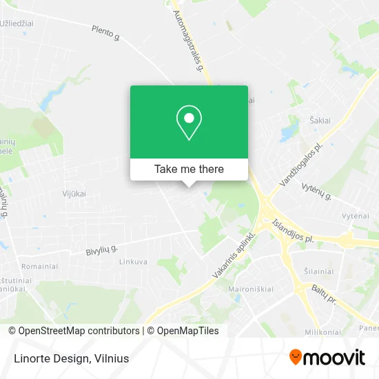 Linorte Design map