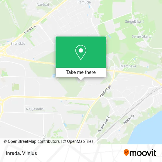 Inrada map