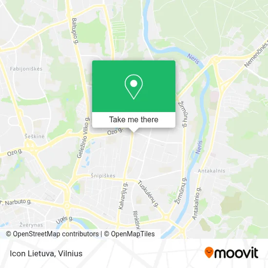 Icon Lietuva map