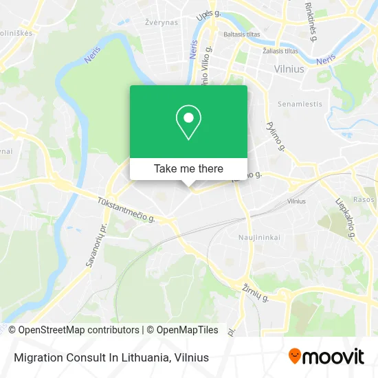Migration Consult In Lithuania map