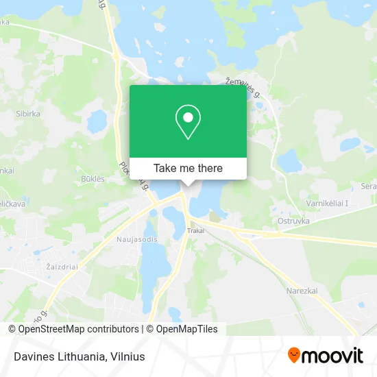 Davines Lithuania map