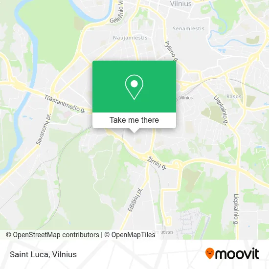 Saint Luca map