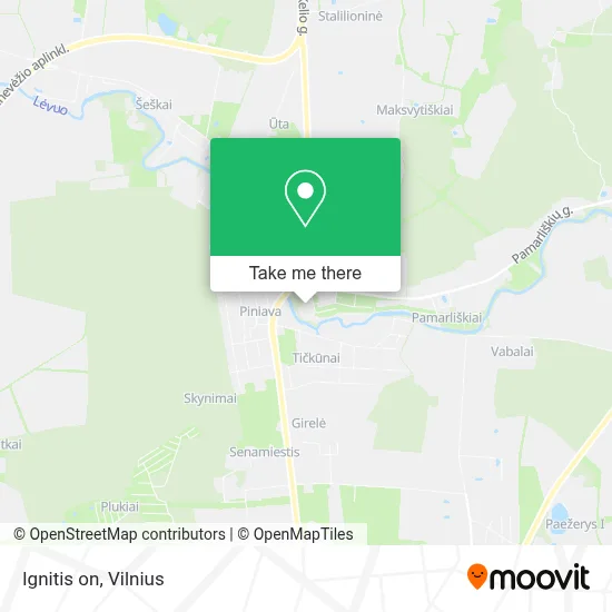 Ignitis on map