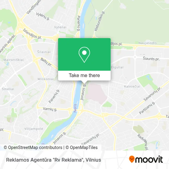 Reklamos Agentūra "Rv Reklama" map