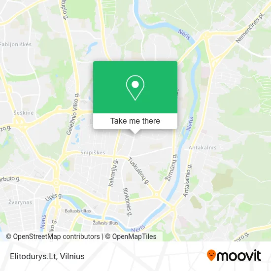 Elitodurys.Lt map
