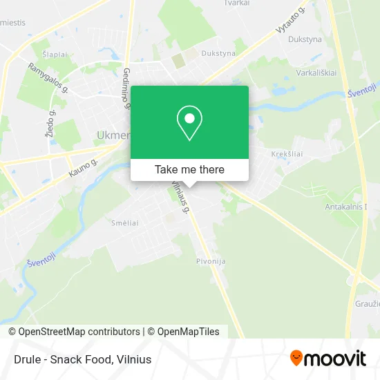 Drule - Snack Food map