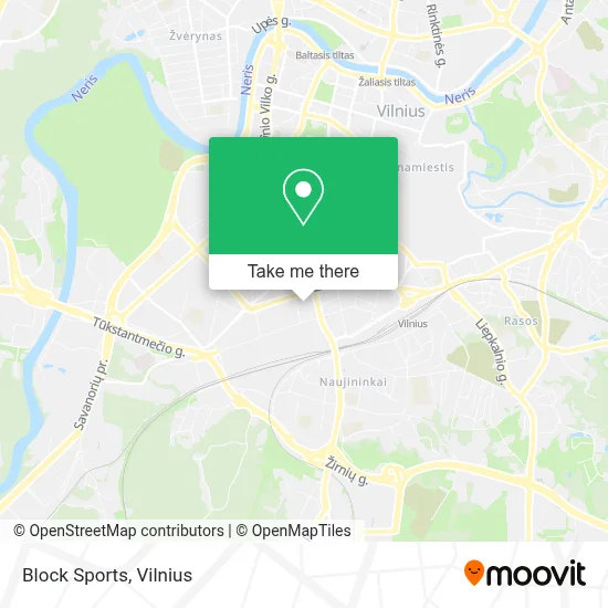 Block Sports map