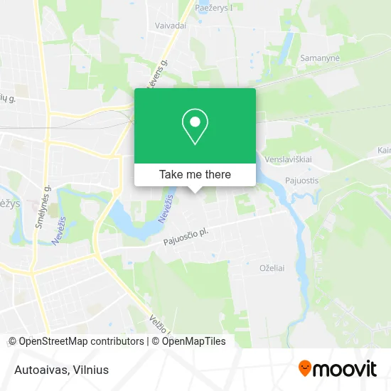 Autoaivas map