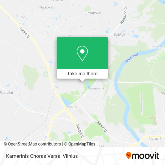 Kamerinis Choras Varsa map