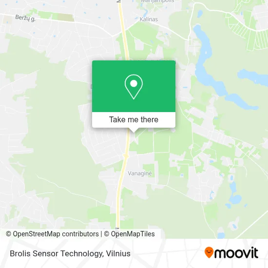 Brolis Sensor Technology map