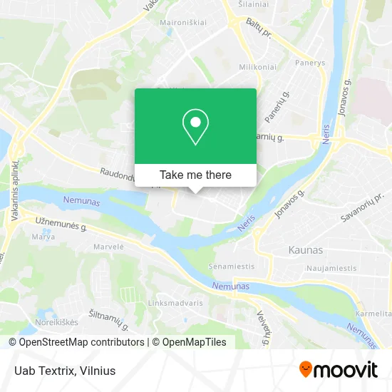Uab Textrix map